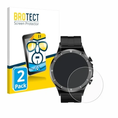 Afbeelding van BROTECT Schermbeschermer Clear, Smartwatch beschermfolie, Transparant