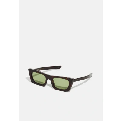 Afbeelding van Retrosuperfuture FRED Unisex Zonnebril, Maat: 53, Brown/dark green