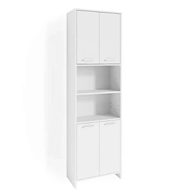Afbeelding van Vicco Badkamerkast Maris, wit, 56,1 x 190 cm hoge kast