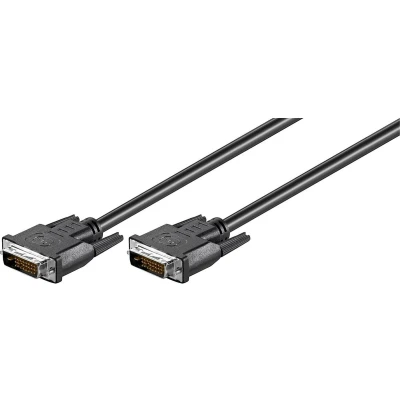 Afbeelding van Microconnect DVI D D, 1m kabel Zwart