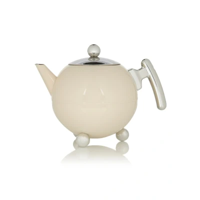 Afbeelding van Theepot Bredemeijer Bella Ronde Wit 1,2 L
