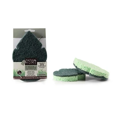Afbeelding van Martini SPA Utility Scouring Sponges 2 Cellulose met sterke vezels, meerkleurig, één