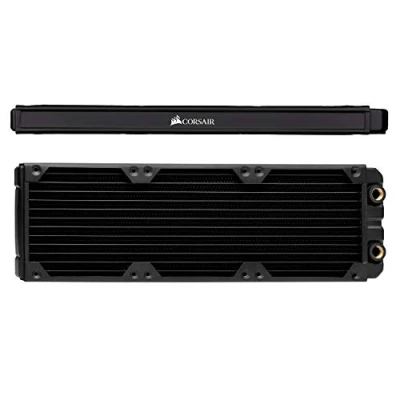 Afbeelding van Corsair Hydro X Series, radiator (ventilatorbevestigingen, eenvoudige installatie, premium koperen constructie, ventilatorschroeven inbegrepen) zwart breed 360 mm