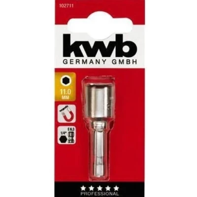 Afbeelding van KWB Bit dop 11 mm 1/4&quot; zeskant schacht Magnetisch 102711
