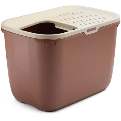 Afbeelding van kattenbak HOP IN met instap van boven 58 x 38,5 39,5 cm Toscane