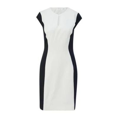 Afbeelding van s.Oliver Black Label Etuikleid Lyocellmix Jurk, Dames, Maat: 44, Ecru