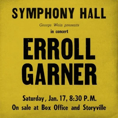 Afbeelding van Erroll Garner Symphony Hall Concert (LP)