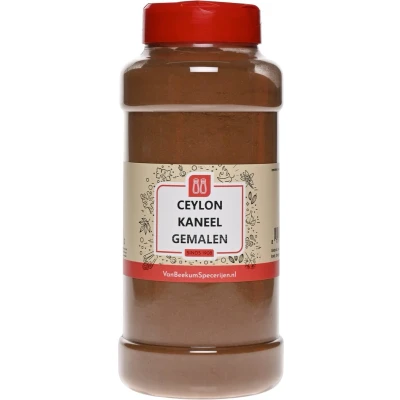 Afbeelding van Van Beekum Specerijen Ceylon Kaneel Gemalen Strooibus 300 gram
