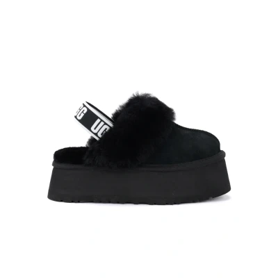 Afbeelding van UGG Funkette Muiltjes met hak, Dames, Maat: 36, Nero Leer