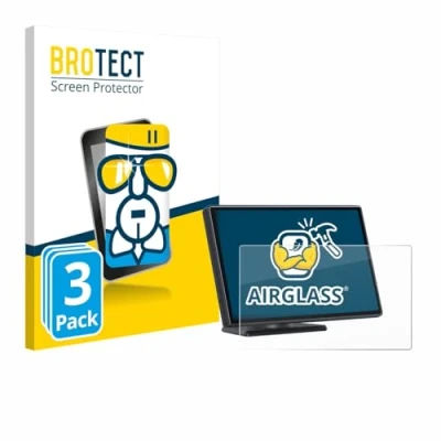 Afbeelding van BROTECT Screenprotector voor Carpuride W901 Plus 9&quot; Folie Beschermfolie Beschermglas transparant (3 Stuks)