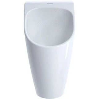 Afbeelding van Duravit ME by Starck urinoir waterloos zonder vlieg met stankafsluiter incl. bev. afvoer horizontaal Ø50mm wit