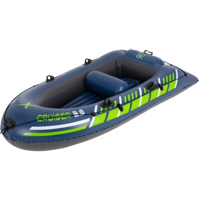 Afbeelding van Opblaasboot XQMAX Cruiser 3.0 (Opblaasbare stoel, 2 persoons, Groen/blauw)
