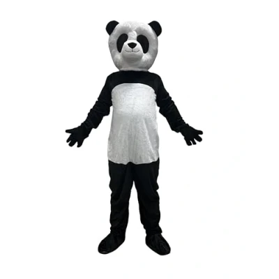Afbeelding van Gepas Panda Mascotte Kostuum Beer Karakter Fancy Feestjurk Volwassen Outfit