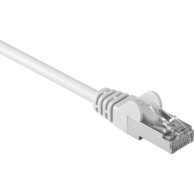 Afbeelding van Goobay CAT 5e Patch Cable, F/UTP, white 1 m