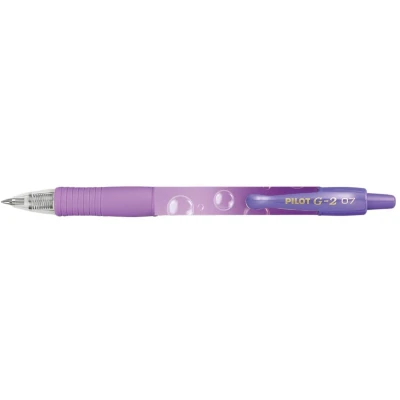 Afbeelding van 12x Gelschrijver PILOT G 2 Bubble violet medium blauwschrijvend