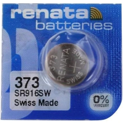 Afbeelding van 1 x Renata 373 Swiss Made Lithium Coin Cell Batterij SR916SW