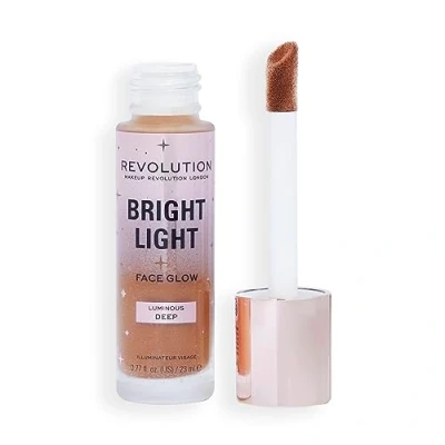 Afbeelding van Makeup Revolution Bright Light FACE GLOW Highlighter, Maat: 23 ml, Luminous deep