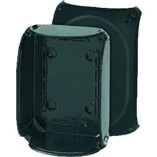 Afbeelding van Hensel kabeldoos leeg gladde wand weerbestendig zwart ip66 ip67 kf 1600 c