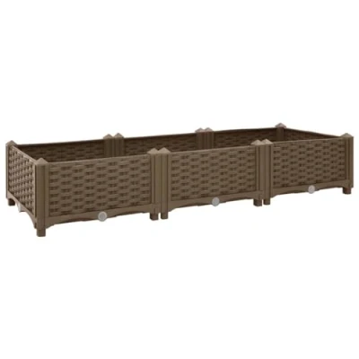 Afbeelding van Plantenbak verhoogd 120x40x23 cm polypropyleen