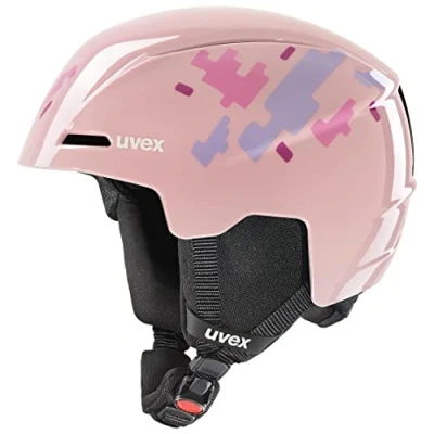 Afbeelding van uvex viti, Skihelm Unisex kinderen, pink puzzle, 51 55 cm