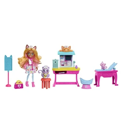 Afbeelding van Mattel Enchantimals City Tails Dokterspraktijk Speelset