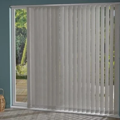 Afbeelding van Verticale Jaloezieën Grijs,Verticale Lamellen Gordijn Voor Ramen,Verticale 60/70/80/90/100/120cm,Verduisterend/Warmte isolerende Strokengordijn,Voor Thuiskantoor,WxH 140x200cm/55x79in