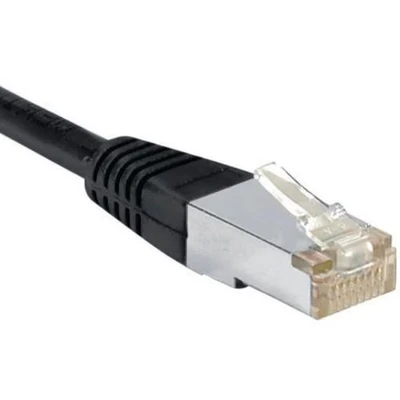 Afbeelding van Netwerkkabel DEXLAN RJ45 CAT 6A F/UTP zwart 0.3 M