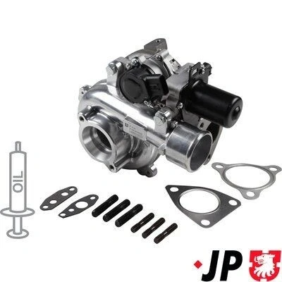 Afbeelding van JP GROUP 4817400100 Turbocharger Uitlaatgasturbo incl. Magnetische koppeling TOYOTA: Hilux VII Pick up 3.0 D 4D 4WD, 2005 2015