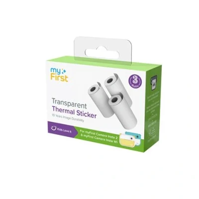 Afbeelding van myFirst Insta Wi &amp; 2 en navulling Thermal Sticker Transparant, goud zilver