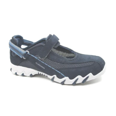 Afbeelding van Allrounder Bandschoen Niro Denim Blauw Suède