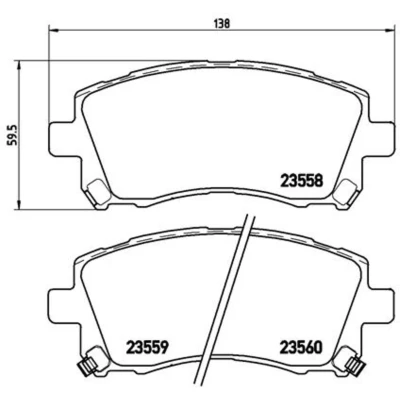 Afbeelding van Brembo Remblokset P 78 010X