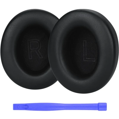 Afbeelding van Vervangende Oorkussens voor Razer Kraken V4 / Pro Gaming Hoofdtelefoon van MMOBIEL Memory Foam en Protein PU Koptelefoon Oorkussen Earpads Zwart