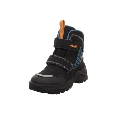 Afbeelding van Superfit Sneeuwlaarzen voor jongens, warm gevoerde Gore tex sneeuwlaarzen, Zwart Blauw 0030, 24 EU