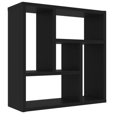 Afbeelding van Wandschap 45,1x16x45,1 cm spaanplaat zwart