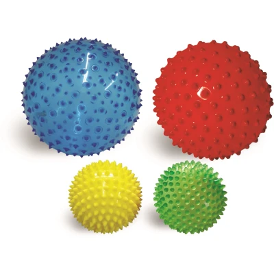 Afbeelding van Edushape Mega sensorische ballen 4 stuks ( 2x 18, 10)