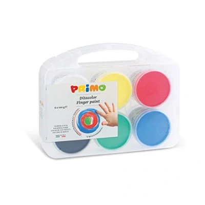 Afbeelding van PRIMO Vingerverf 6 kleuren