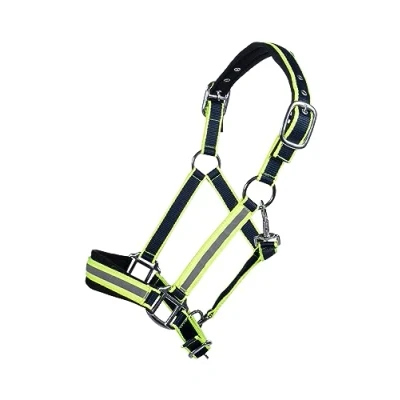 Afbeelding van HKM Halster Reflecterend Geel/Zilver