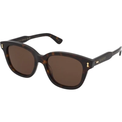 Afbeelding van Gucci Uomo GG1264S 005 Occhiali da sole Acetato Havana Marrone Squadrata