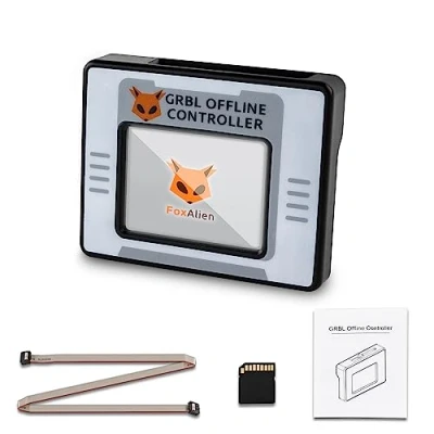 Afbeelding van CNC offline controller, bedieningsmodule met touchscreen LCD GRBL bediening voor FoxAlien Masuter, 3018 SE, LE 4040 router graveermachine