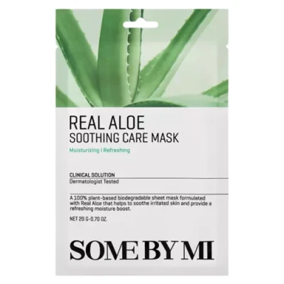 Afbeelding van Some By Mi, Gezichtsmaskers, Clinical Solution Aloë Verzachtend Masker Sheet Mask, 20g