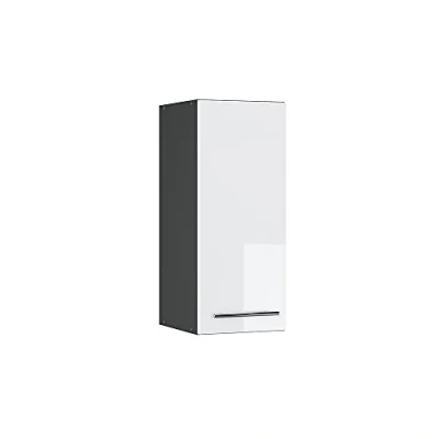 Afbeelding van Vicco Hangkast Fame Line, Wit Hoogglans/Antraciet, 30 cm