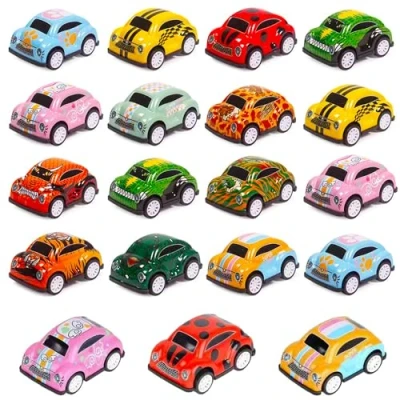 Afbeelding van MUSELK 16 stuks stuntspeelgoedauto, springende traagheidsstuntauto, mini autoset, raceauto, opwindauto&#039;s voor peuters, meisjes en jongens, speelgoed