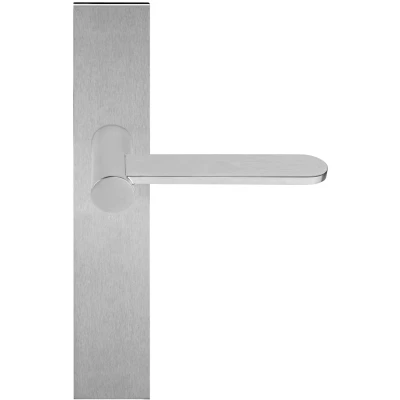 Afbeelding van Formani Deurkruk Bertram Beerbaum TENSE BB102P236SFC op schild blind mat RVS