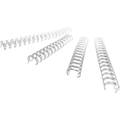 Afbeelding van Gbc Draadrug 3:1 34 rings 9.5mm Zilver(250 Stuks) per 2