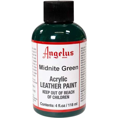 Afbeelding van Angelus leerverf Middernacht Groen 118ml