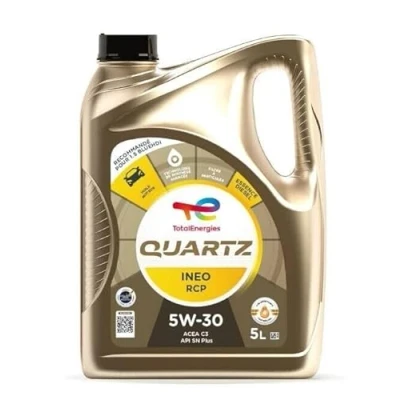 Afbeelding van TERAM LOISIRS Total Quartz INEO RCP Autoolie 5 W 30/5 liter / ACEA C3 API SN Plus NEUF Frankrijk
