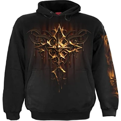 Afbeelding van Spiral Hoodie/trui S DRIPPING GOLD Zwart