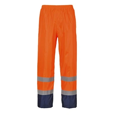 Afbeelding van Hi Vis Klassieke Tweekleuren Regenbroek maat Large, OrNa