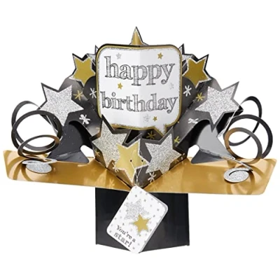 Afbeelding van Pop Up Card Wenskaart, karton, meerkleurig, 13 x 21 19 cm