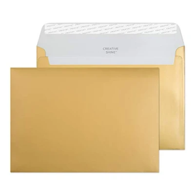 Afbeelding van Creative Shine enveloppen lijm metallic C5 162 x 229 mm Metallisch Gold